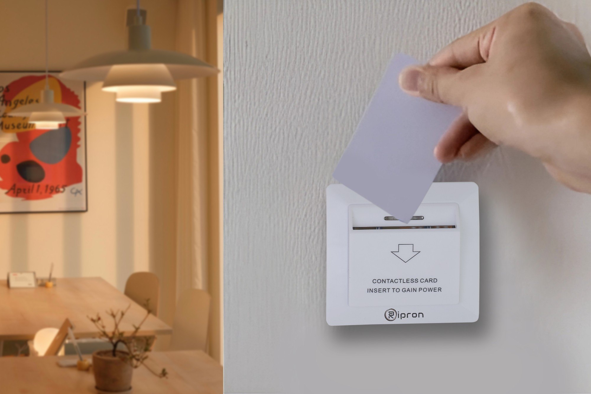 نظام توفير الطاقة ببطاقة الغرفة